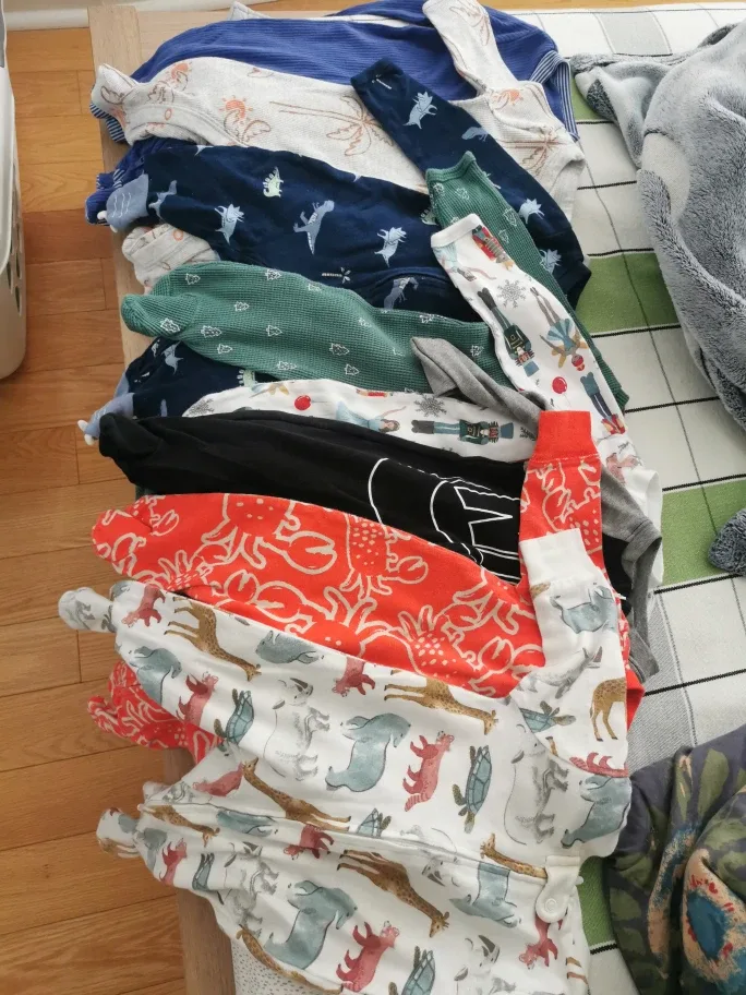 9 Baby Sleepers Bundle 3 month thumbnail