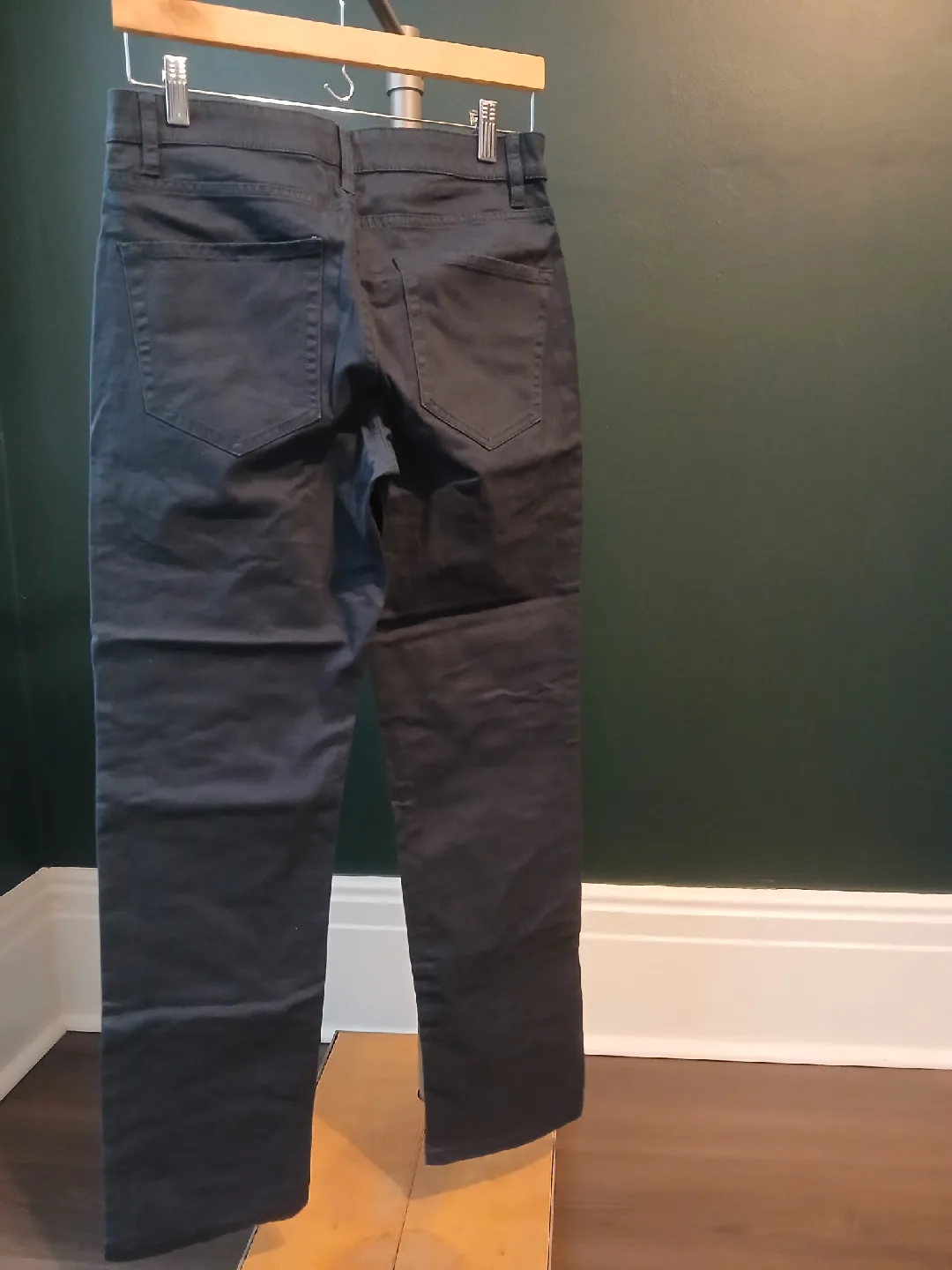 Men's straight fit streth twill pants  28W x 30L image indicator(2)