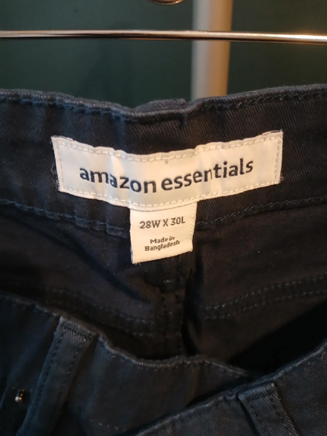 Men's straight fit streth twill pants  28W x 30L image indicator(3)