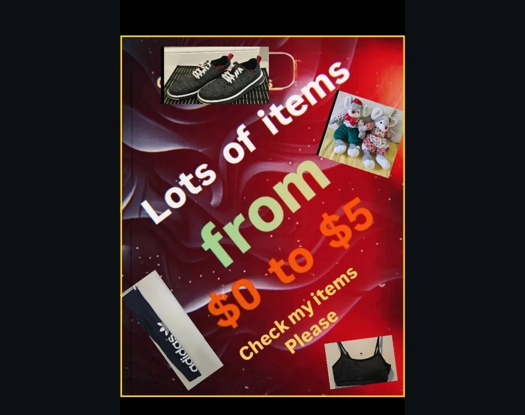Assorted Shoes, Toys & Clothes, thumbnail