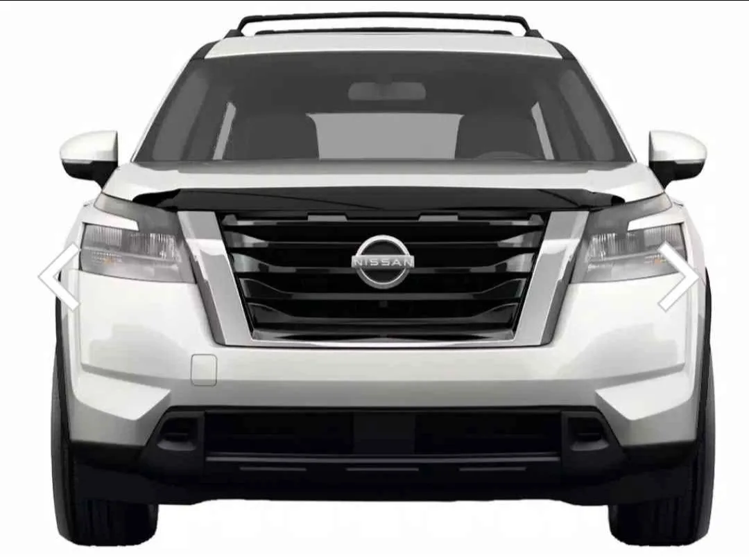 Nissan Pathfinder 2022-25 Aeroskin Dark Smoke Hood Shield thumbnail