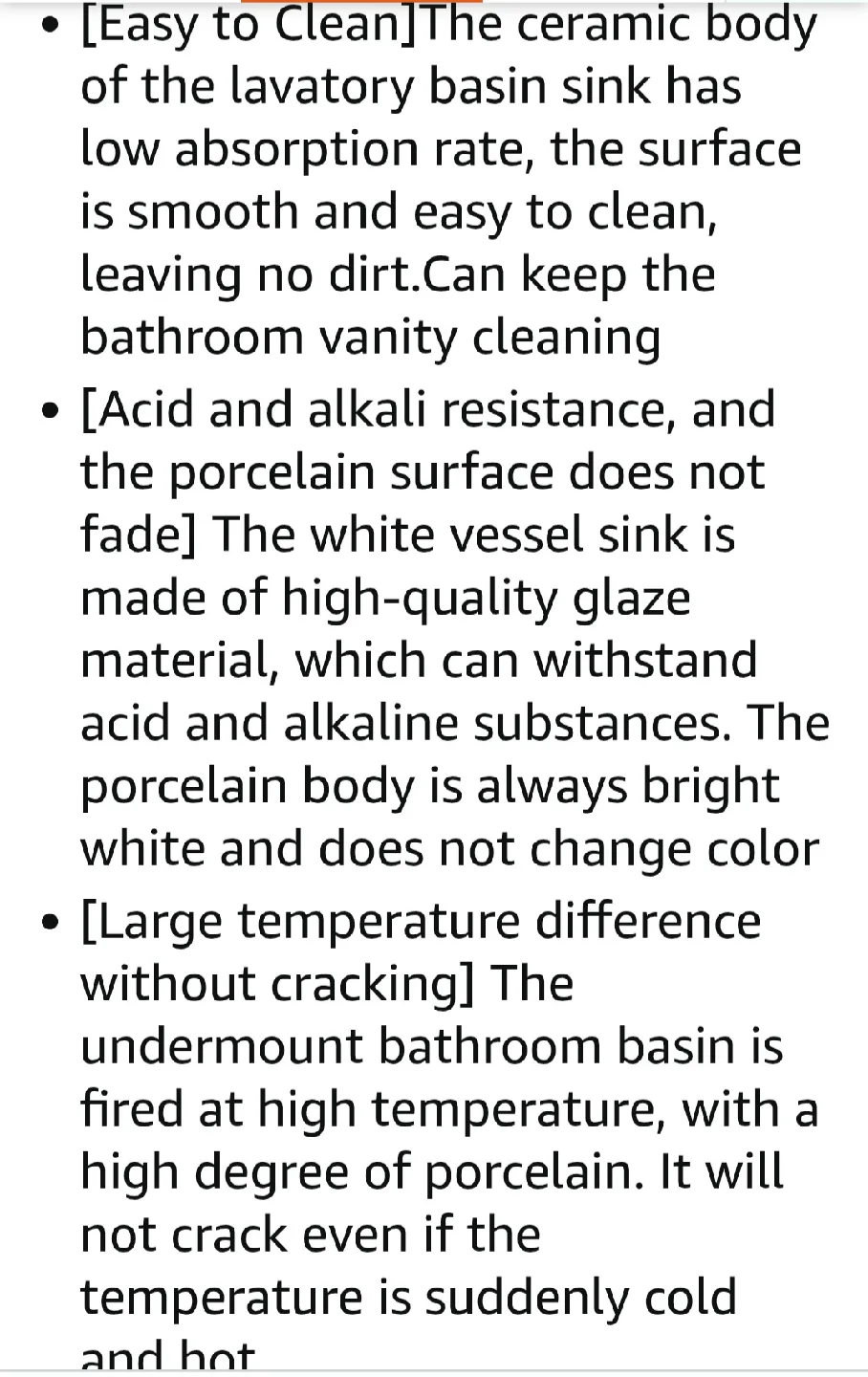 KINGWONG 20 Inch Undermount BATHROOM SINK-New image indicator(10)