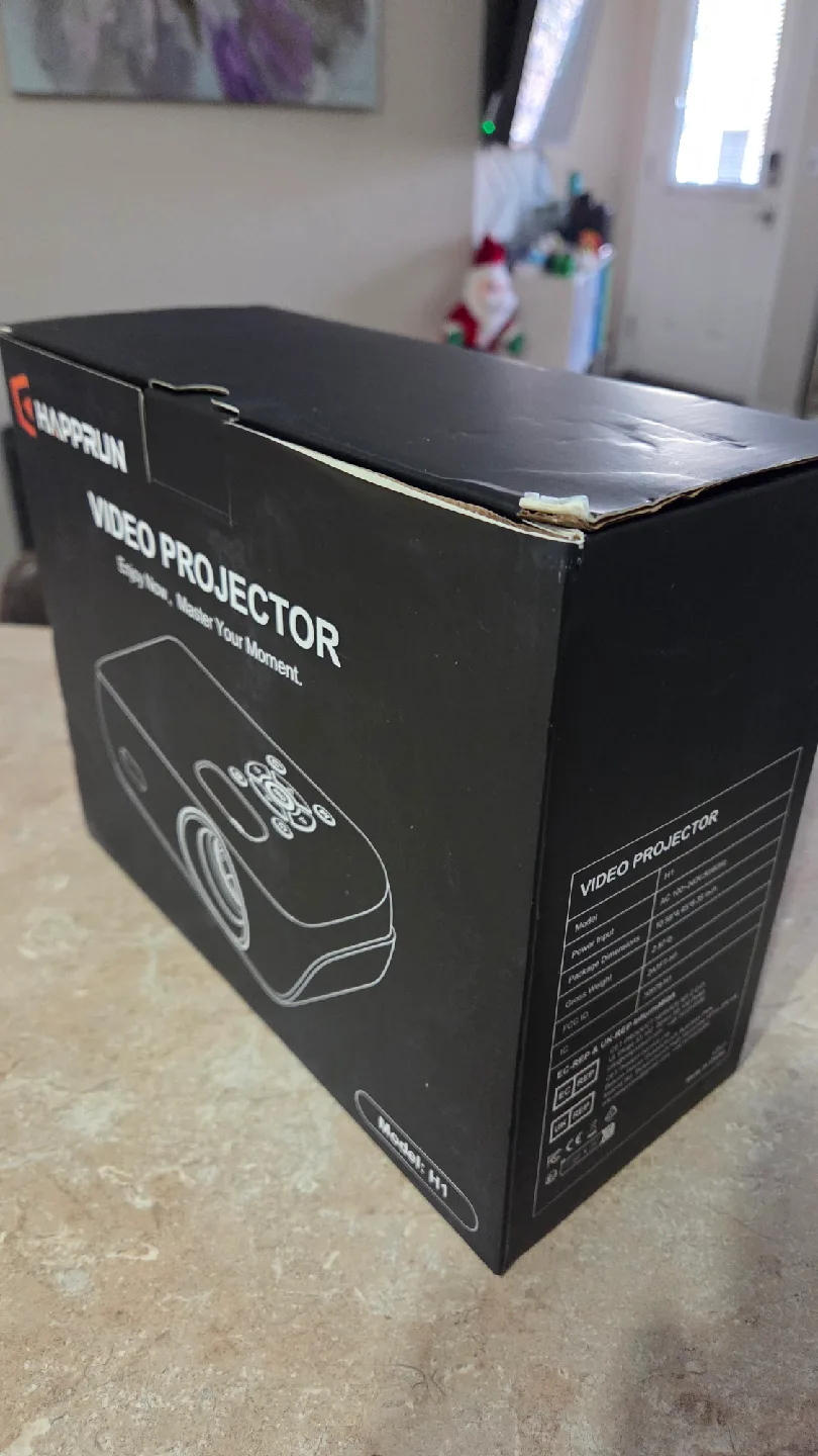 Happrun H1 Video Projector - Like New! image indicator(2)