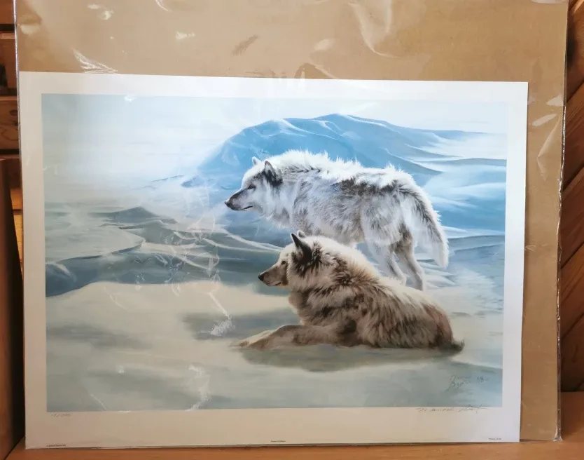 Maurade Baynton "Wolves" Signed Art image indicator(4)