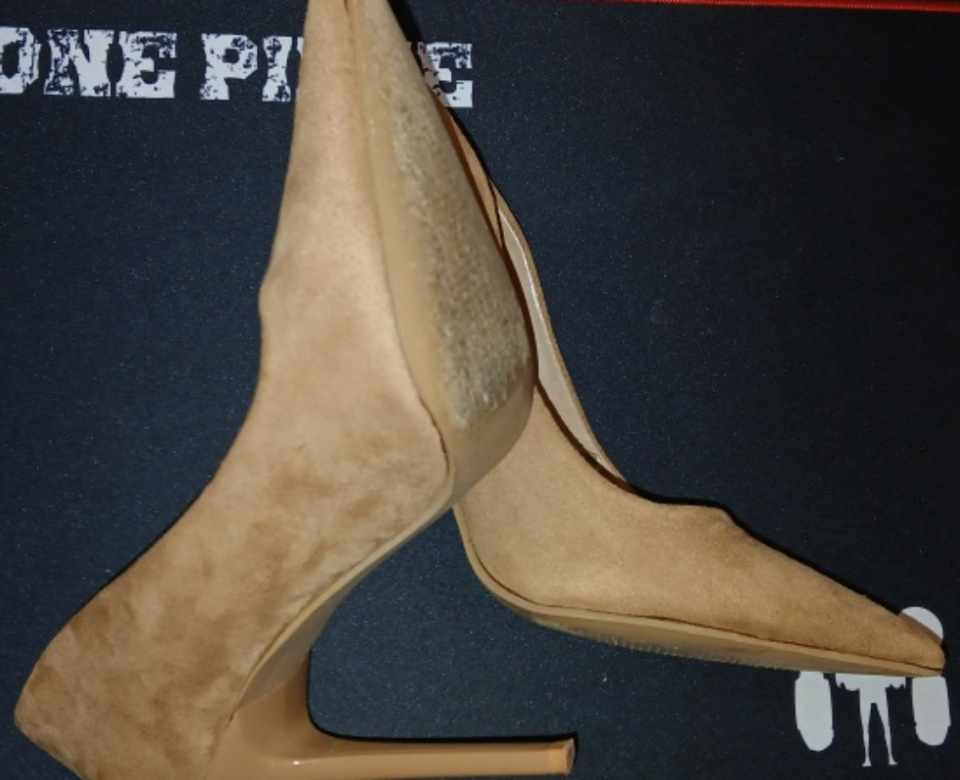 Street Society Tan Heels, Size 7 - photo 3
