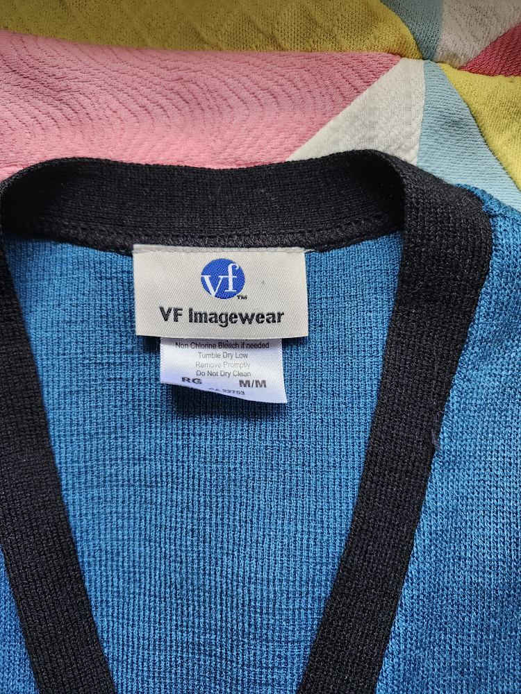 Vintage blue and black cardigan - photo 4