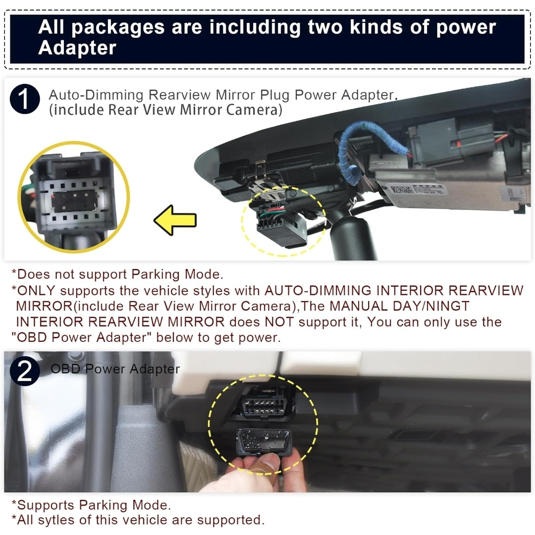 Mangoal 4K Dash Cam fit for Chevy Silverado 1500 + 128gb SD card - photo 4