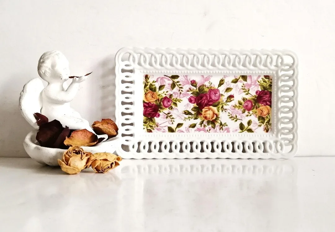 Royal Albert Porcelain Dish ~ Perfume Display Tray image indicator(8)