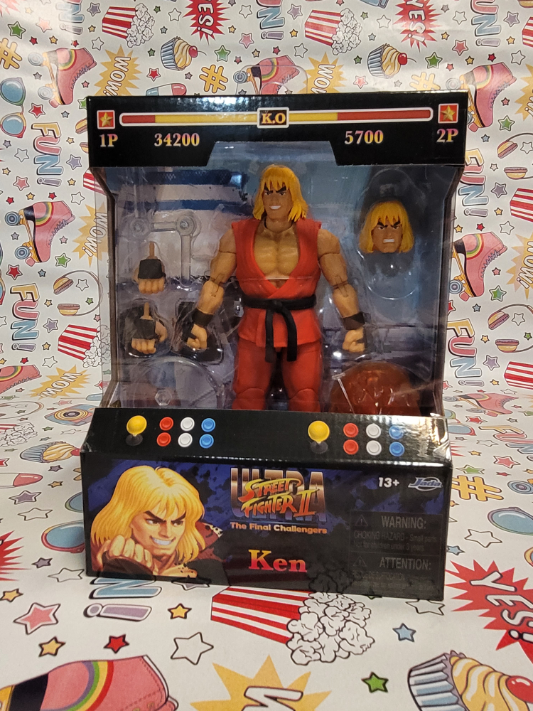 Street Fighter II Dhalsim & Ken Action Figures - photo 2