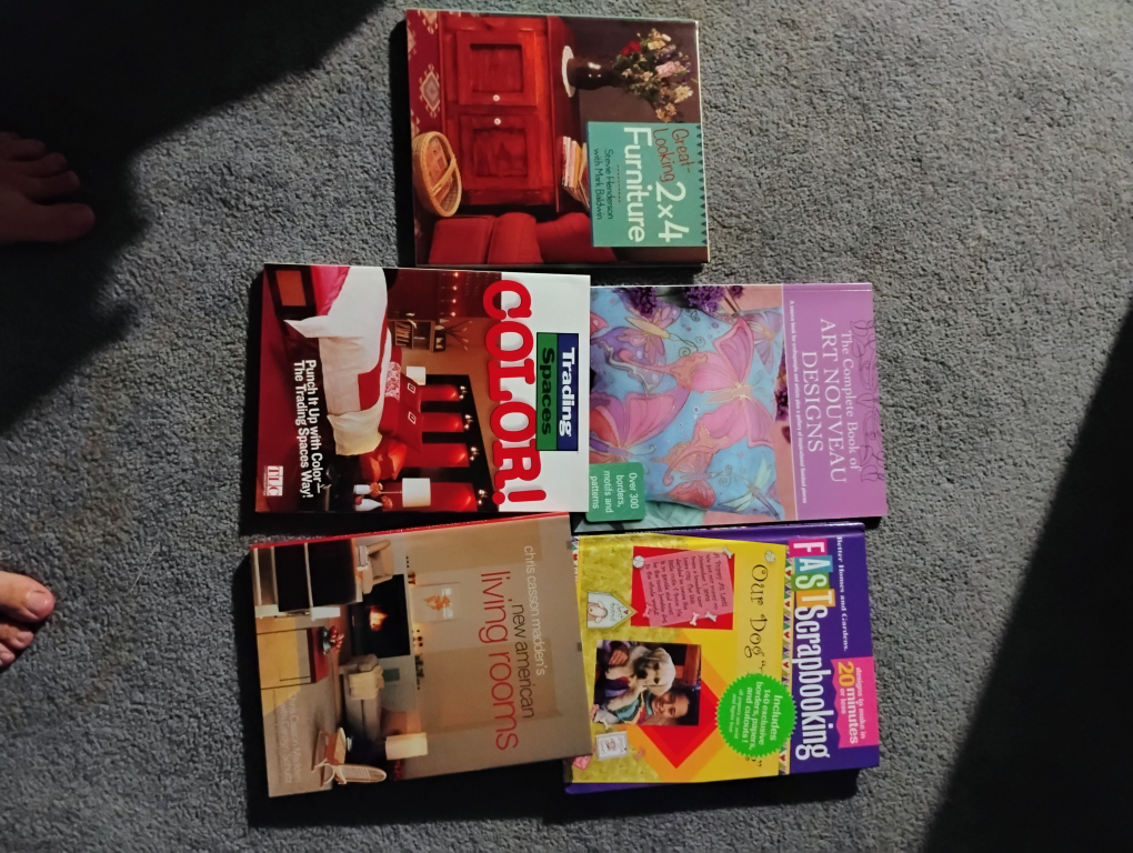 Assorted Home Decor & Design Books