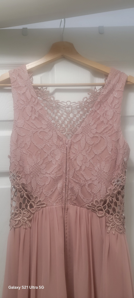 Pink Lace Top Maxi Dress - photo 4