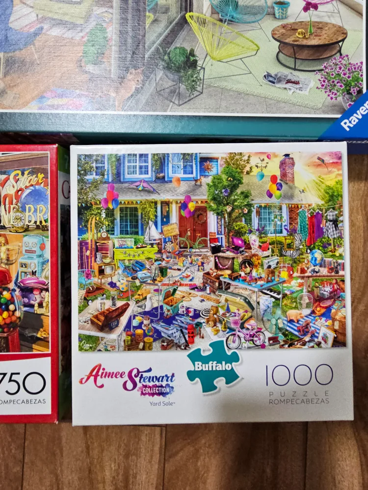 Assorted Jigsaw Puzzles: Ravensburger, Buffalo, Clementoni image indicator(6)