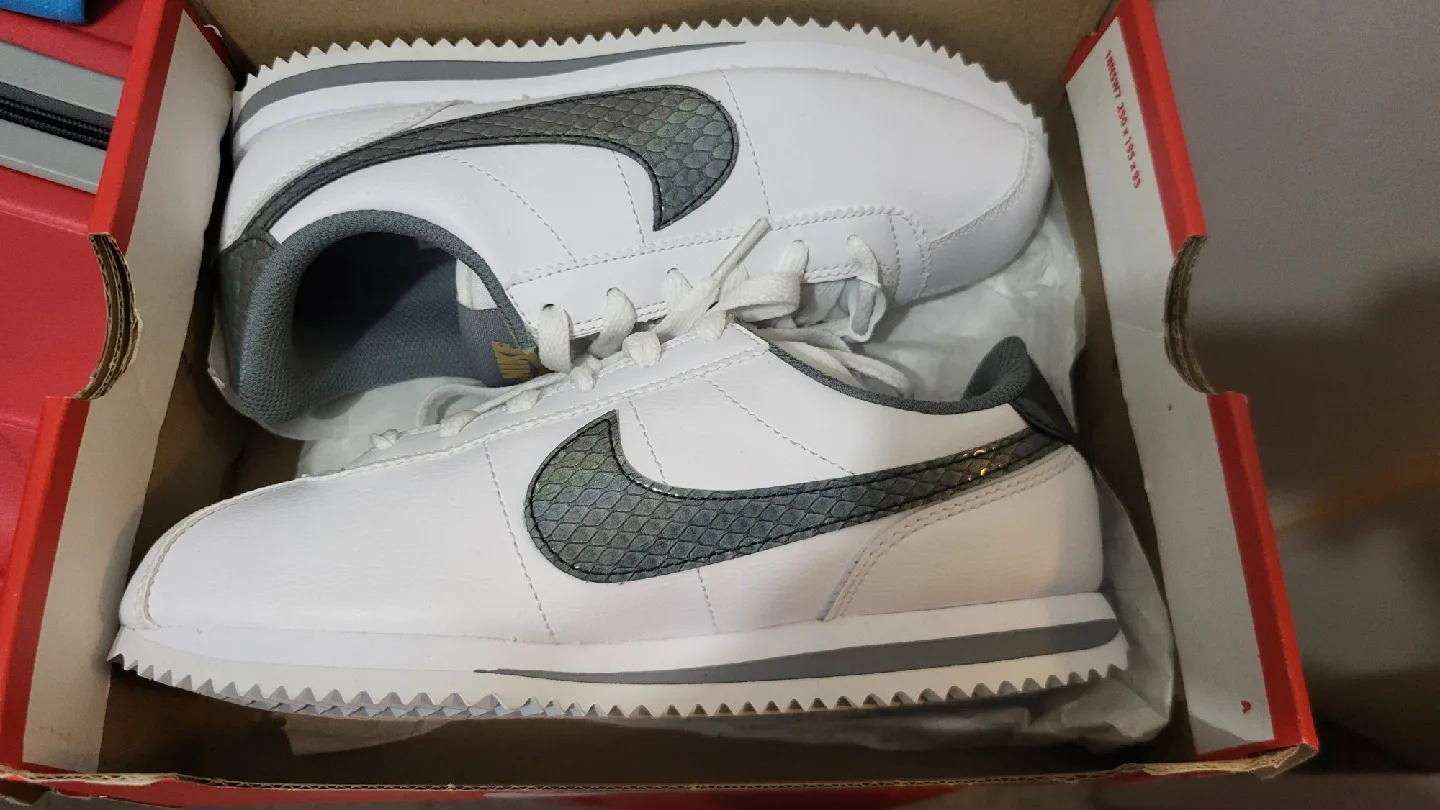 Nike Cortez '72 White/Grey Shoes - With Box image indicator(2)