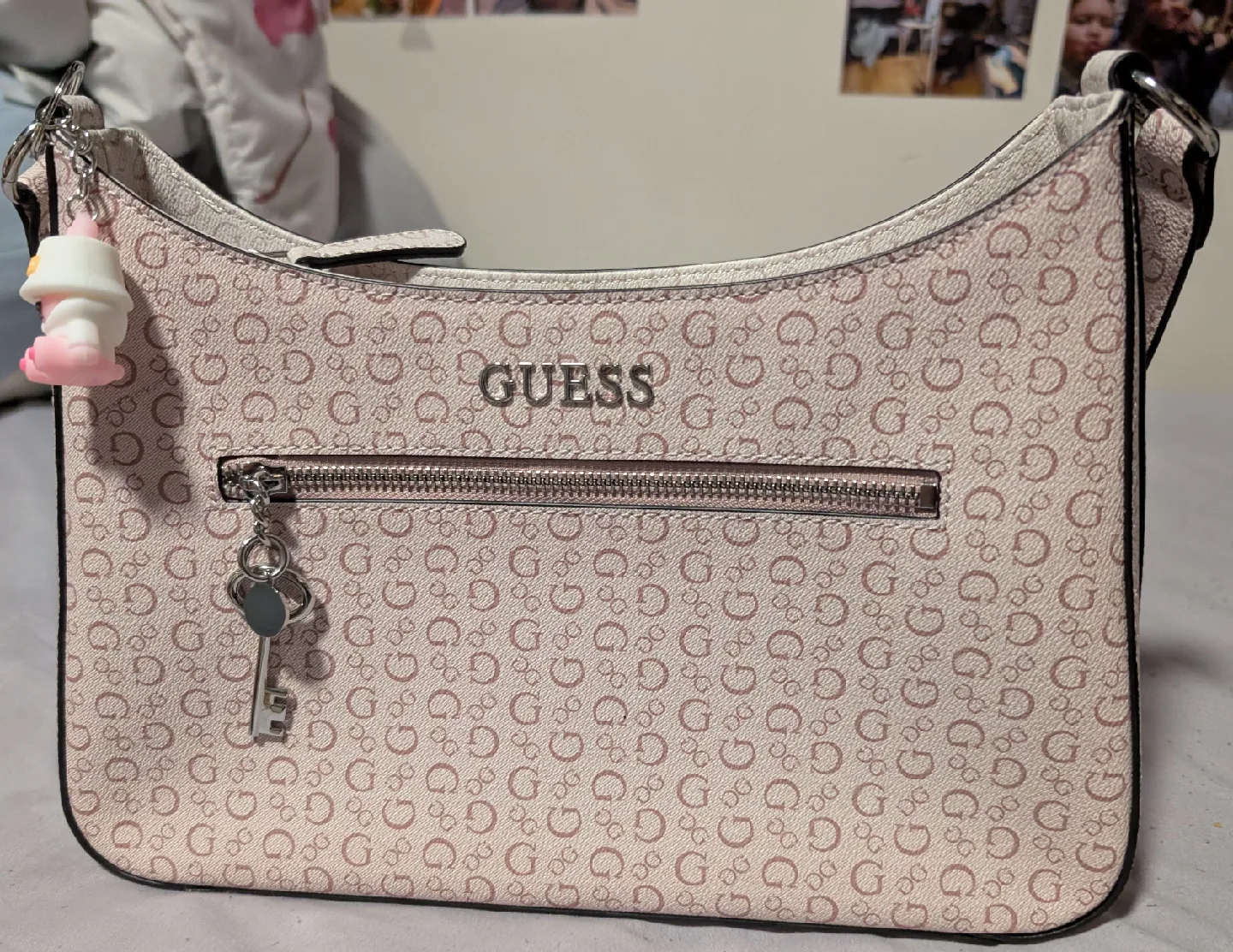 guess bag, pink thumbnail