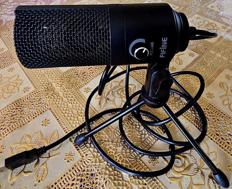 FIFINE Microphone - Black, YES AVAILABLE. - photo 3