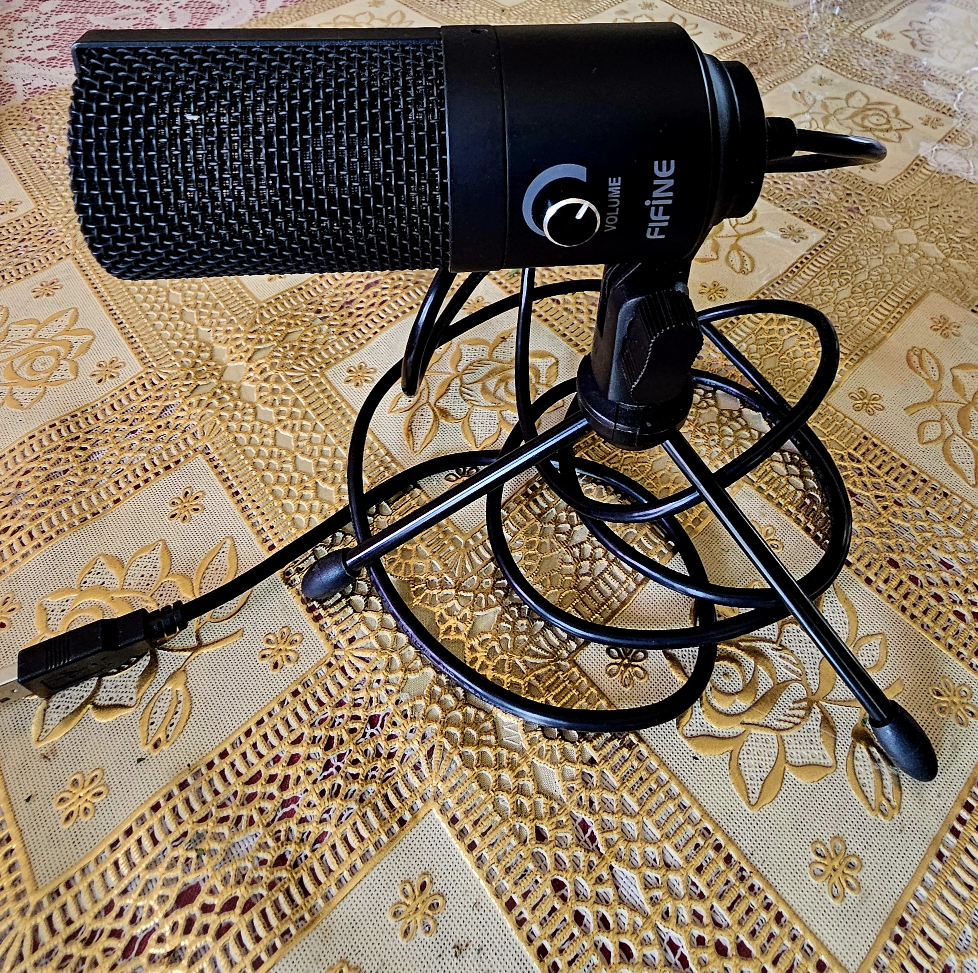 FIFINE Microphone - Black, YES AVAILABLE. - photo 4