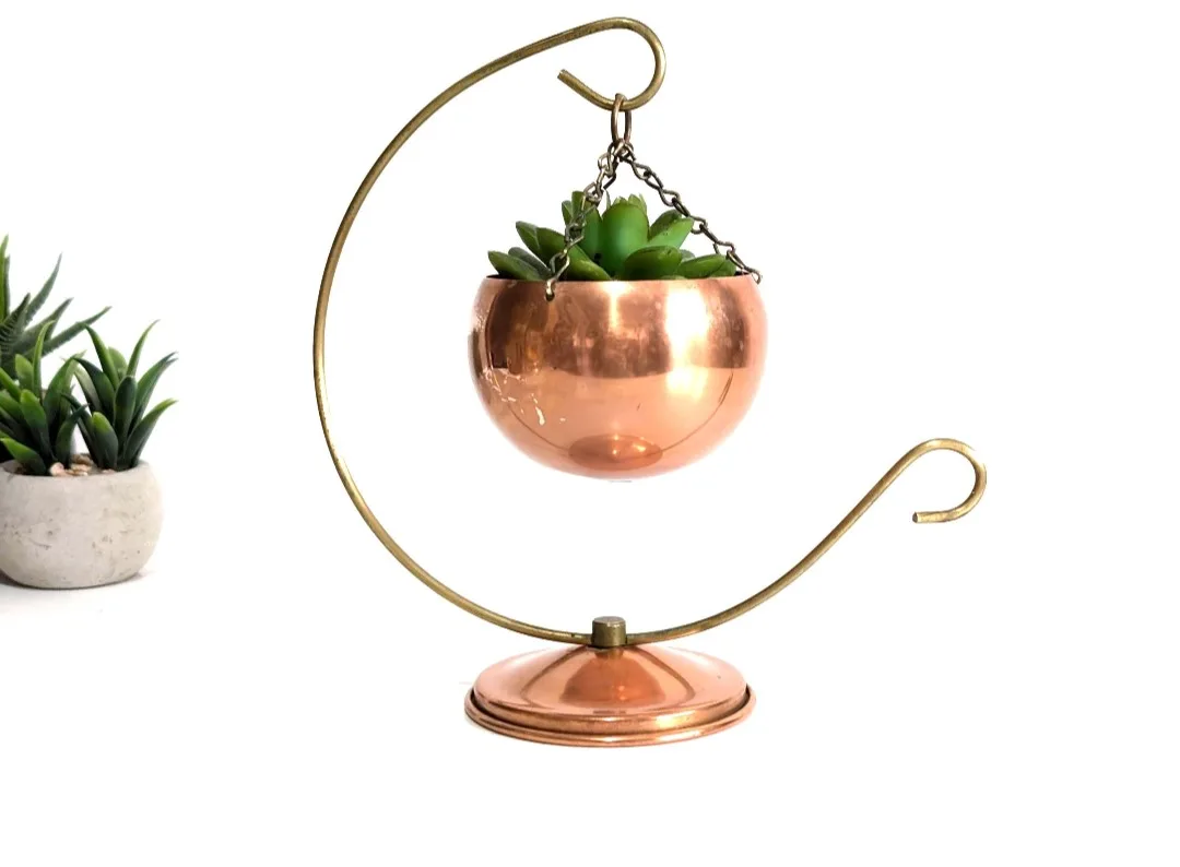 Coppercraft Guild Rolly Polly Hanging Planter Pot image indicator(5)