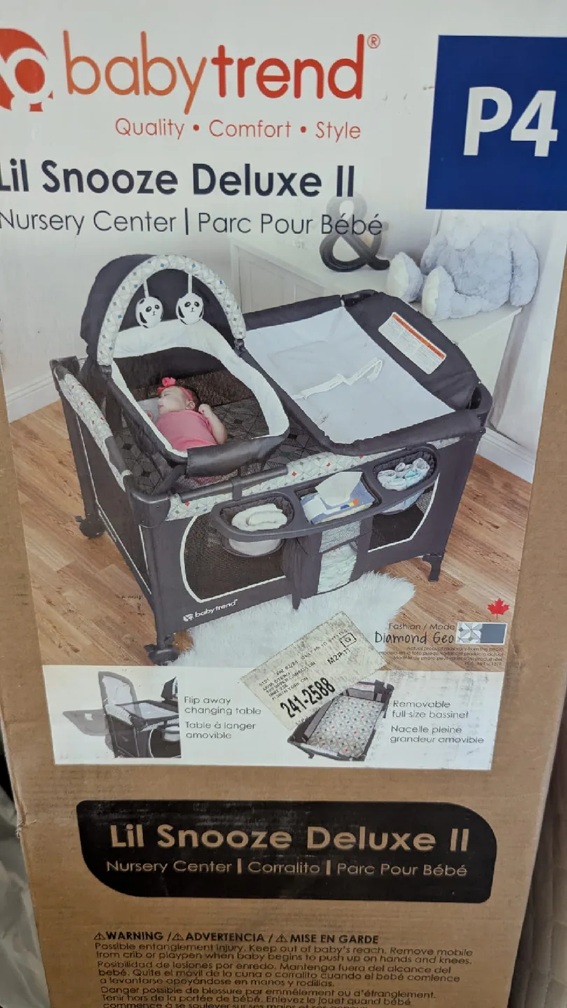 Baby Trend Lil Snooze Deluxe II Nursery Center thumbnail