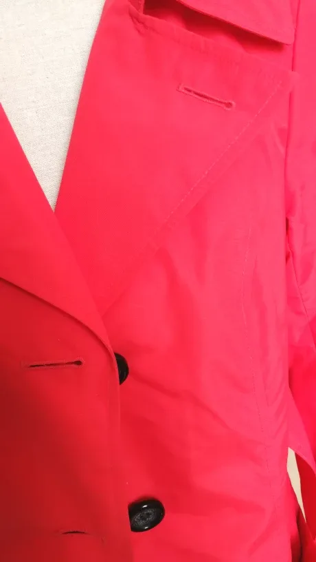 New Marks and Spancer Red Trench Coat - size 8 image indicator(5)