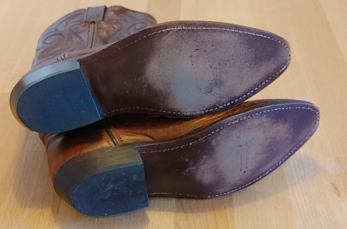 Brown Leather Cowboy Boots image indicator(3)