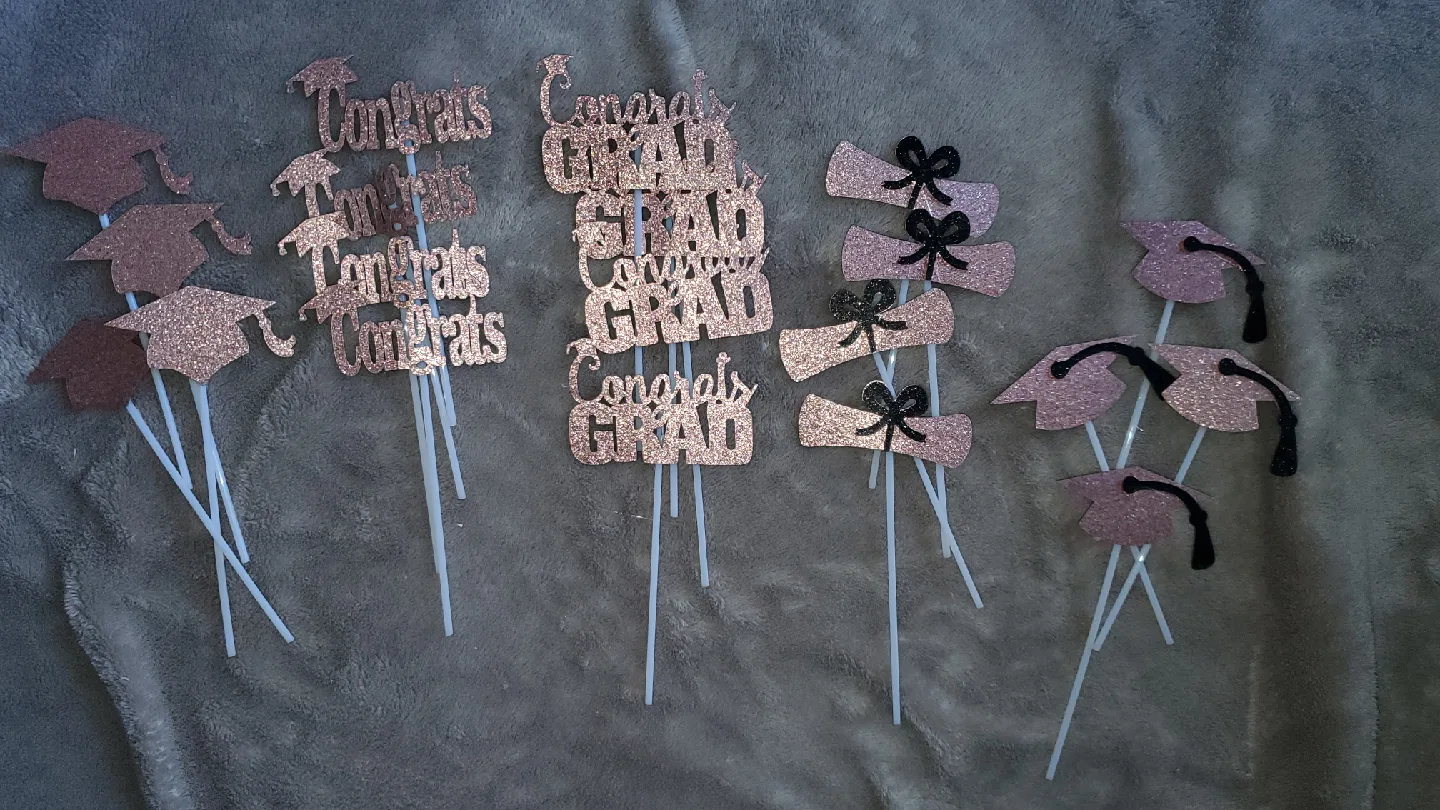 Graduation Cupcake Toppers image indicator(7)