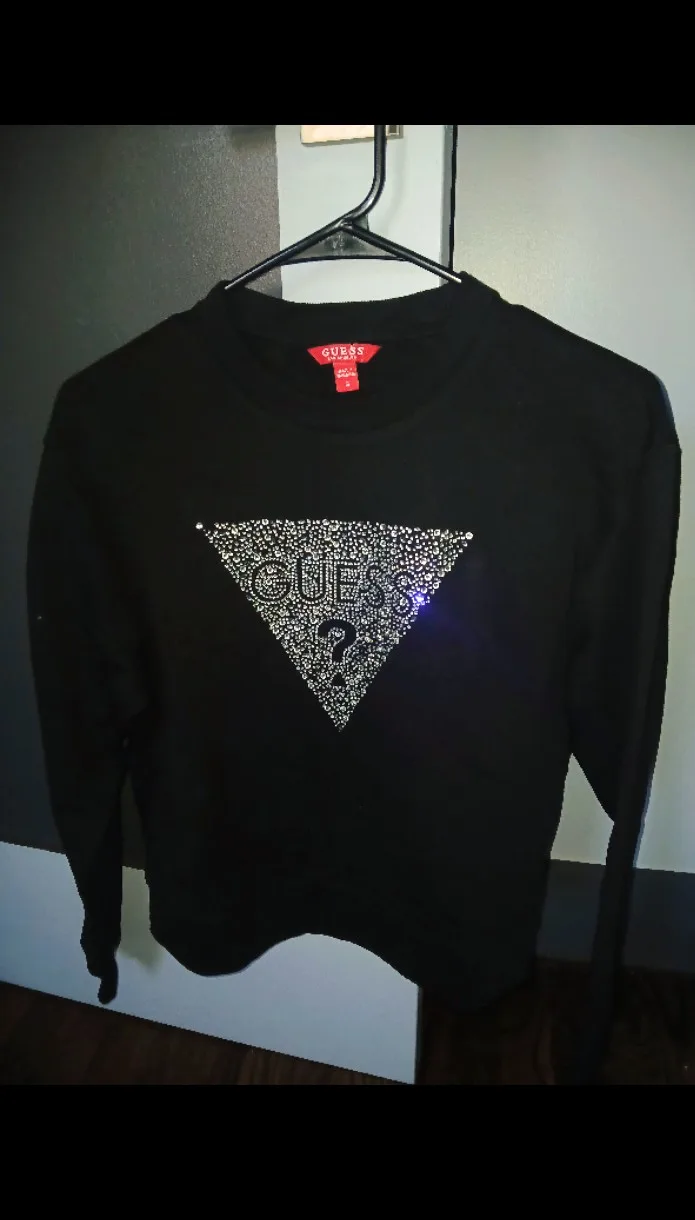 Guess Rhinestone Logo Sweatshirt image indicator(3)