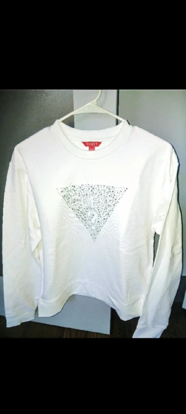 Guess Rhinestone Logo Sweatshirt image indicator(4)