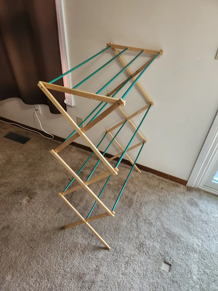 Wooden Clothes Drying Rack 🥕 thumbnail