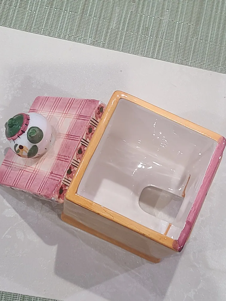 Country Kitchen Ceramic Tea Canister image indicator(4)