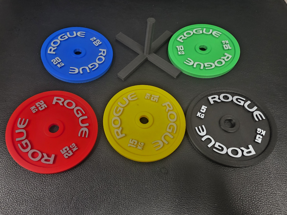 Rogue 3D Printed Mini Weight Plate Set - photo 2