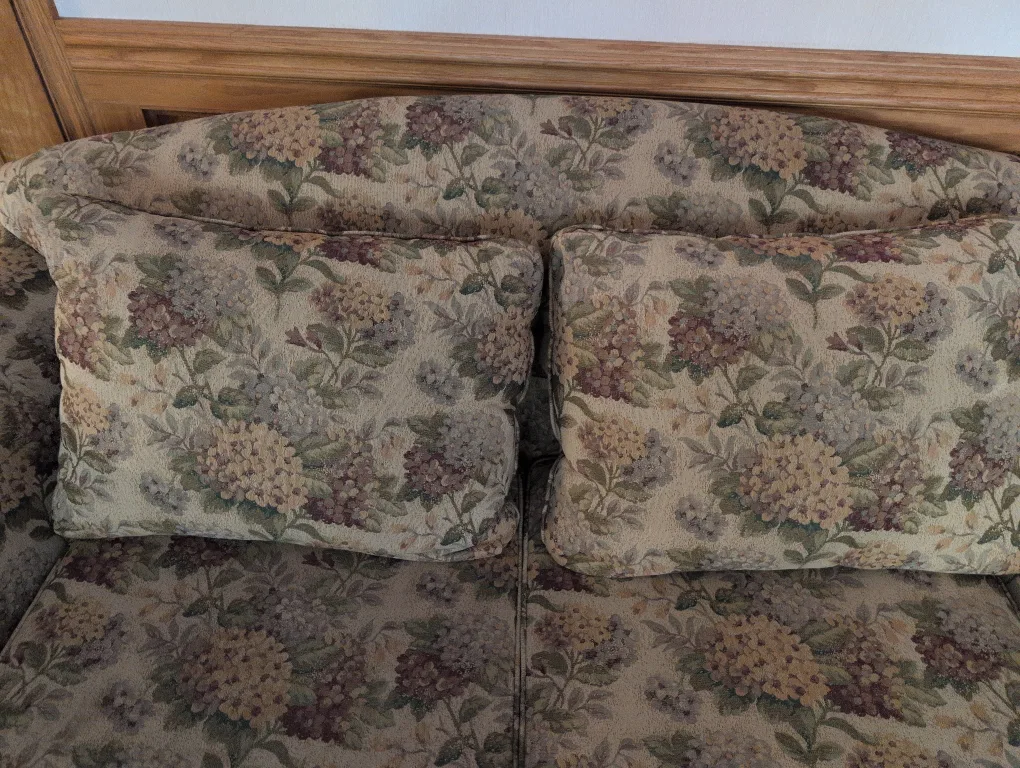Floral Pattern Loveseat Sofa image indicator(6)