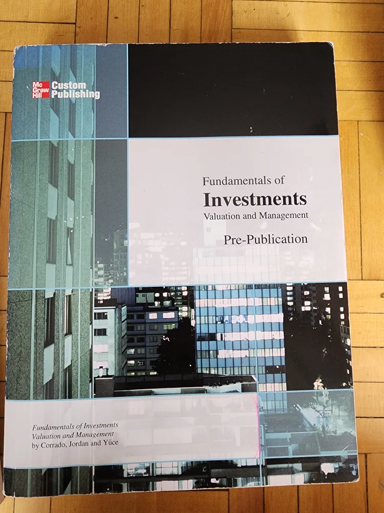 Fundamentals of Investments Textbook thumbnail