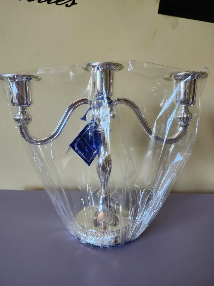 Mayfair Collection Silver Plated Candelabra image indicator(3)