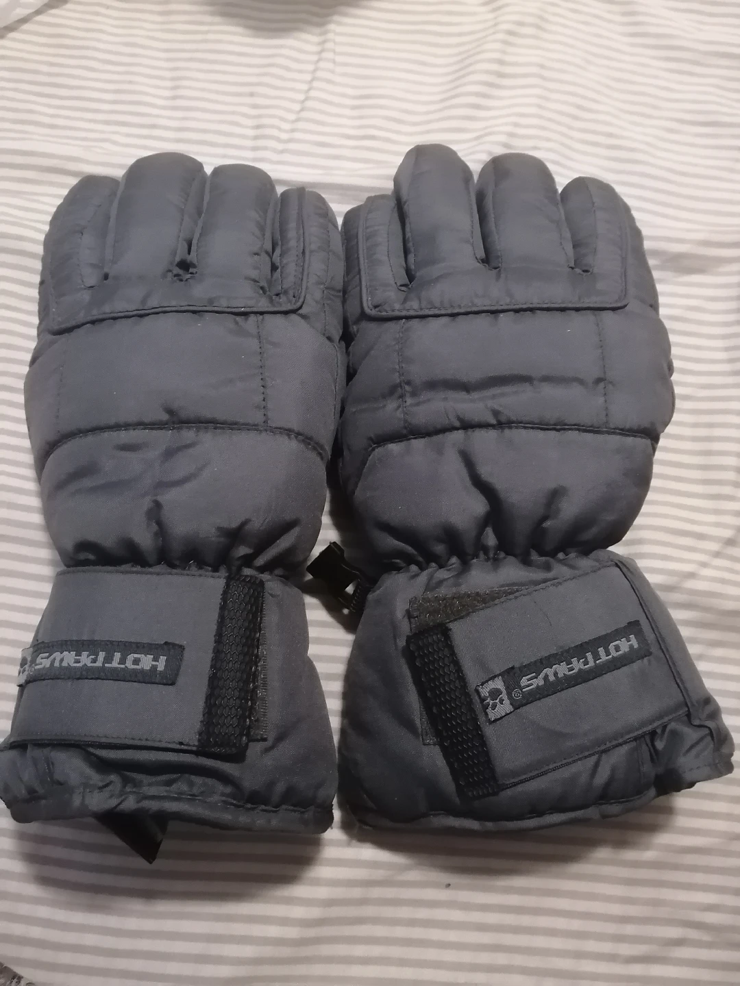 Hot Paws Winter Gloves - Grey - photo 3