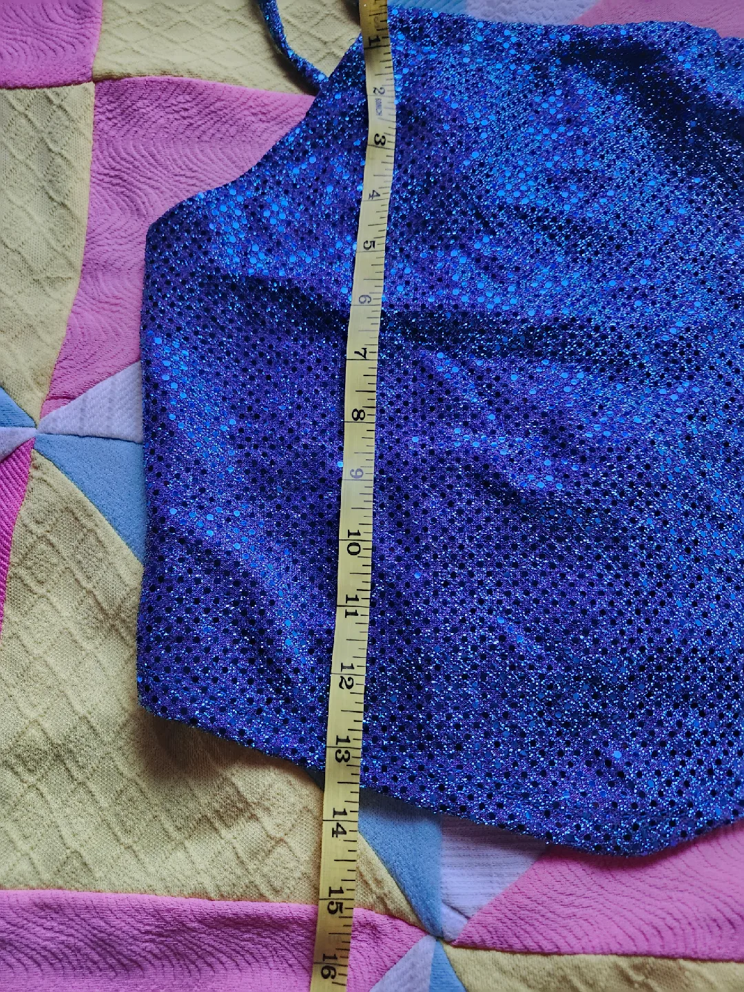 y2k sparkly halter top by Le Chateau image indicator(6)