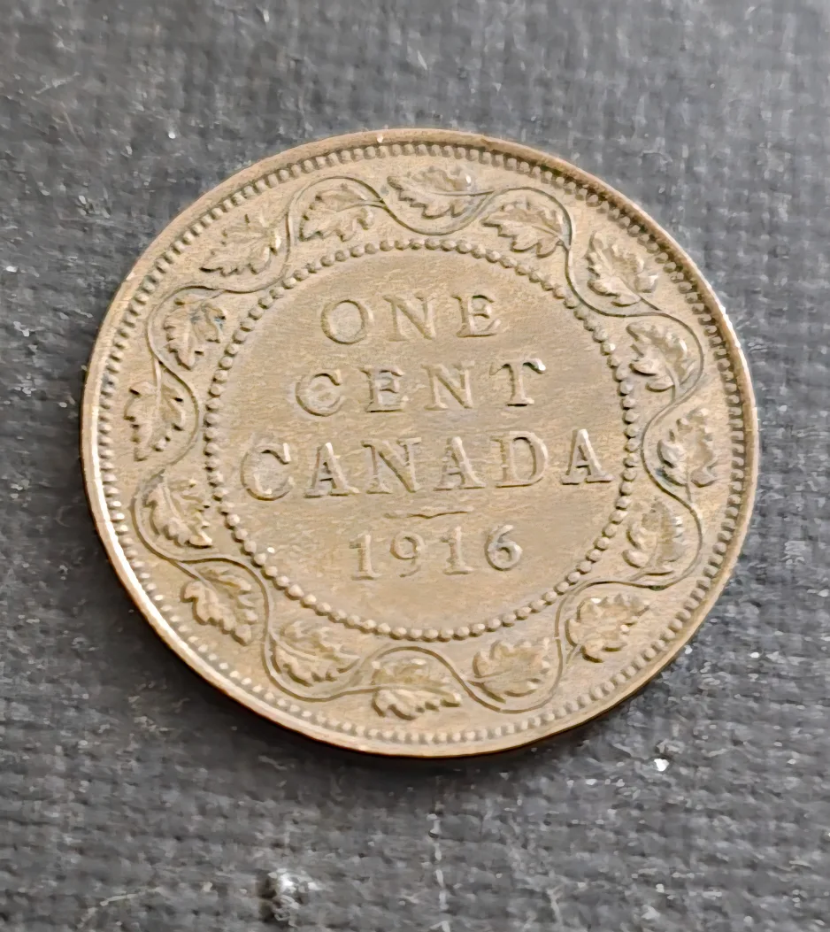 1916 Canada One Cent Coin image indicator(2)