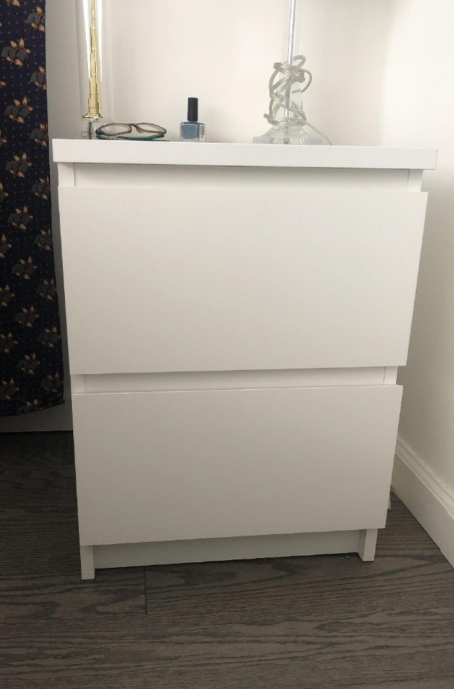 ikea malm dresser and nightstand - photo 2