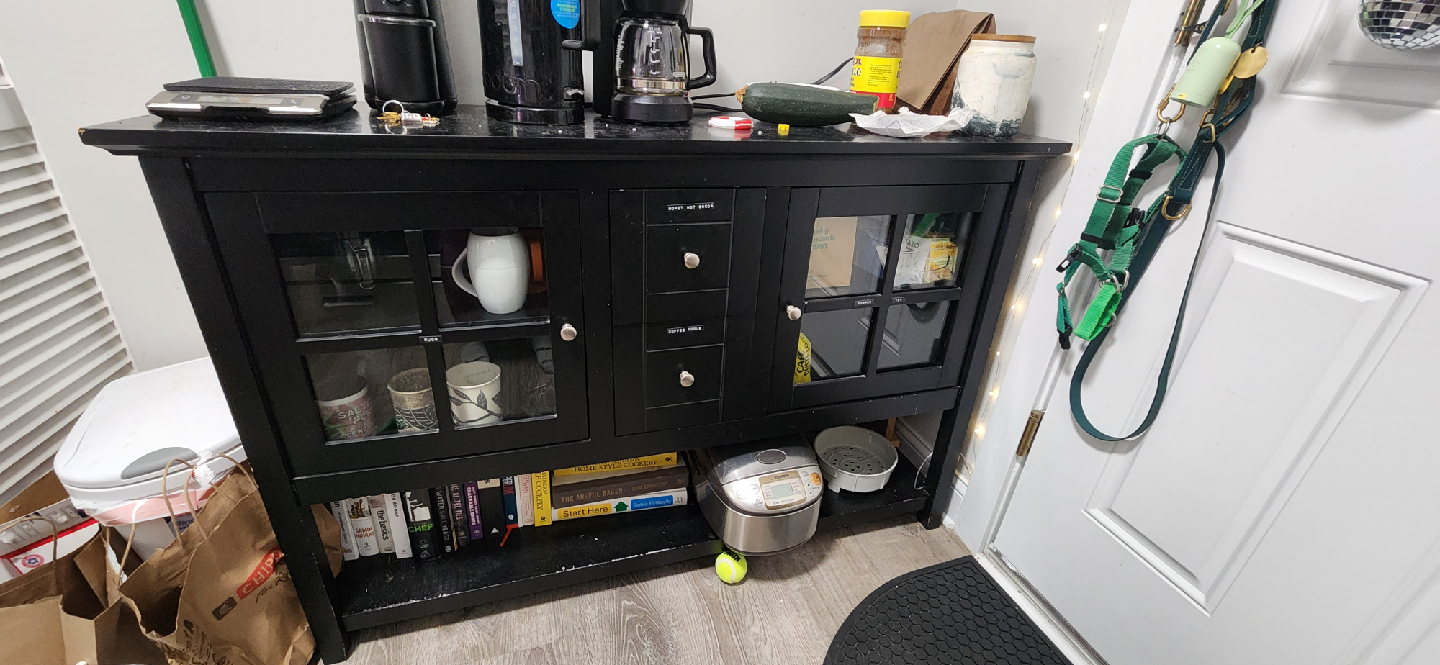 Black Buffet Cabinet