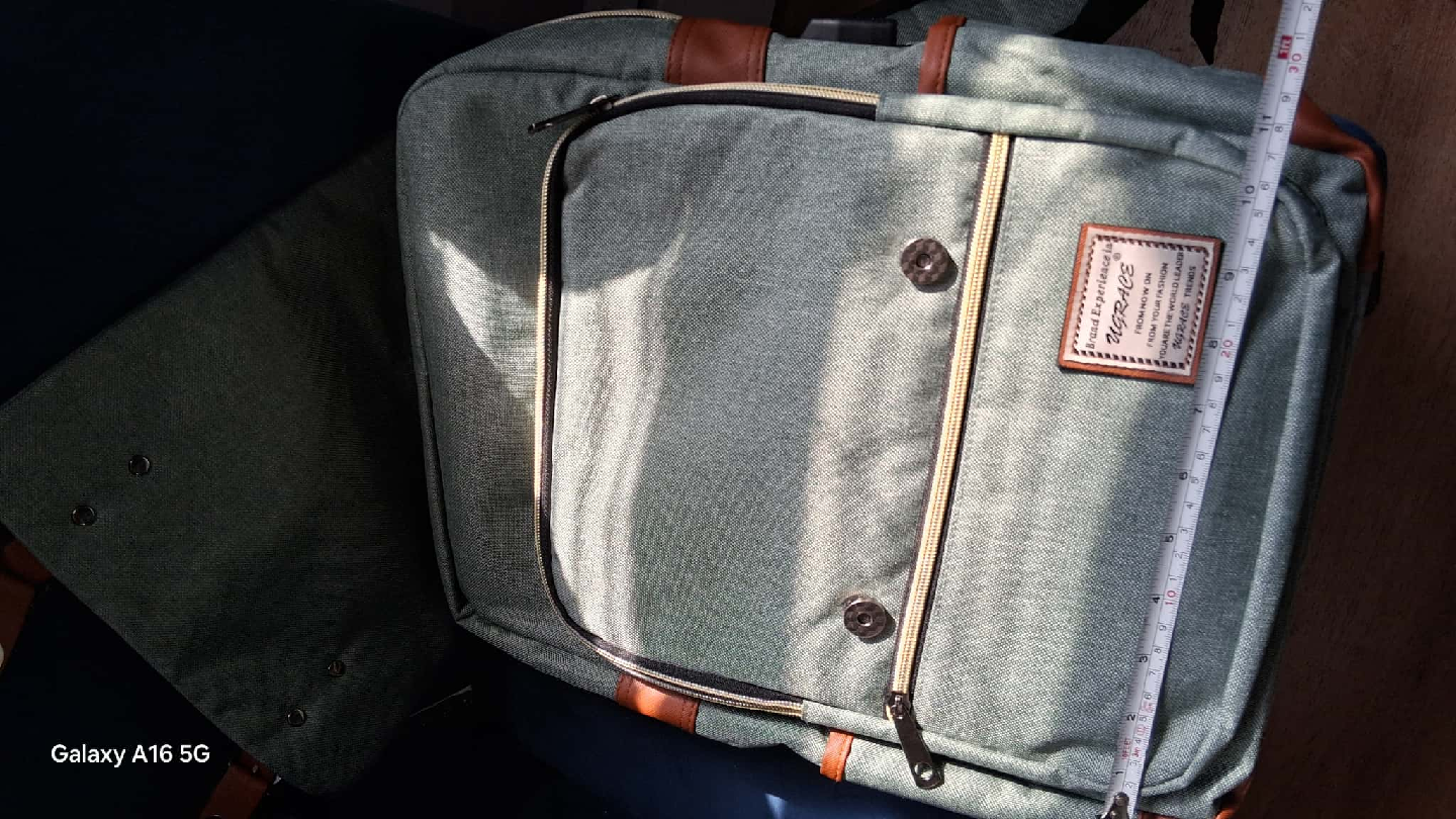 Vintage Style Canvas Backpack - photo 2