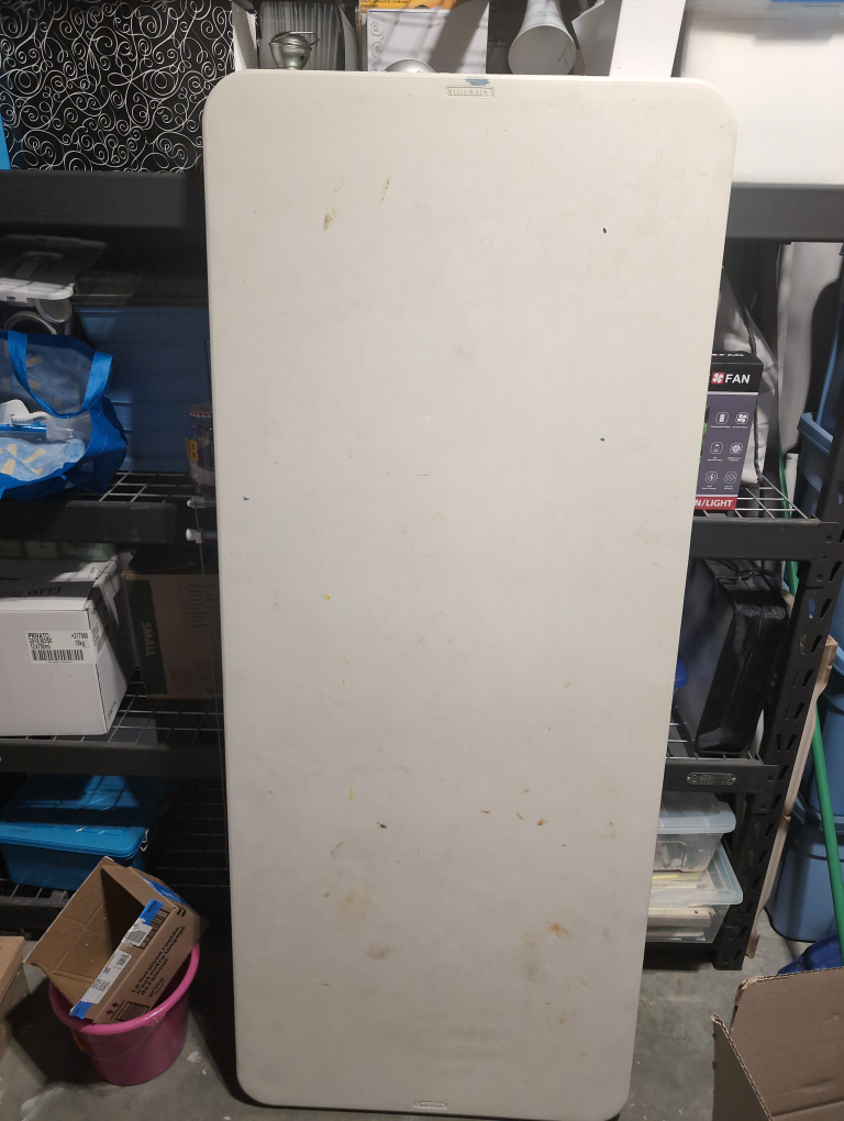 Lifetime Folding Table - White