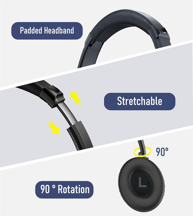 Wireless Headphones Bluetooth, Bluetooth Headphones - photo 4