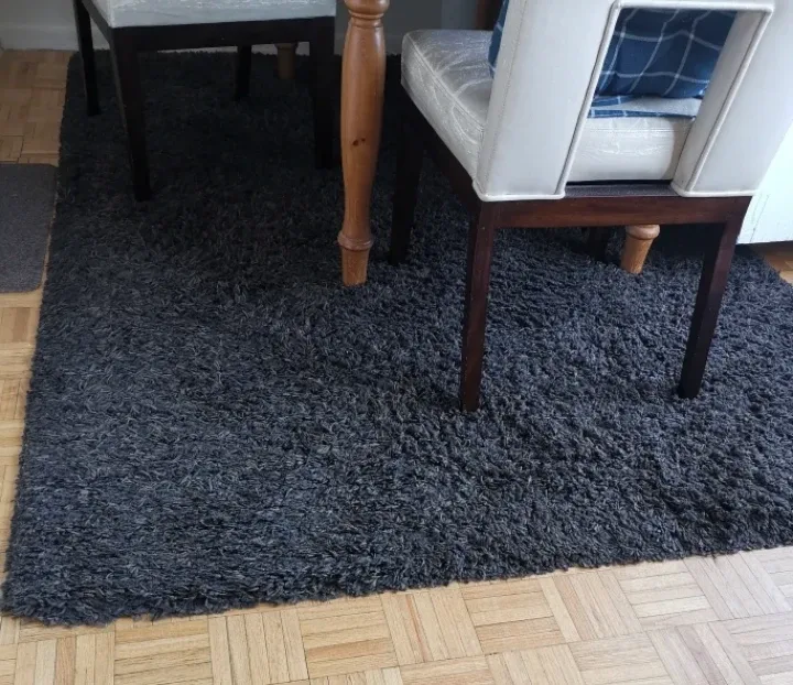 Dark brown Shag Rug image indicator(3)