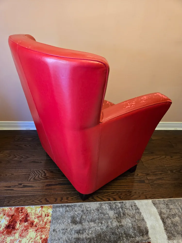 PAIR of Leather Armchairs - Great Price To Upholster image indicator(5)