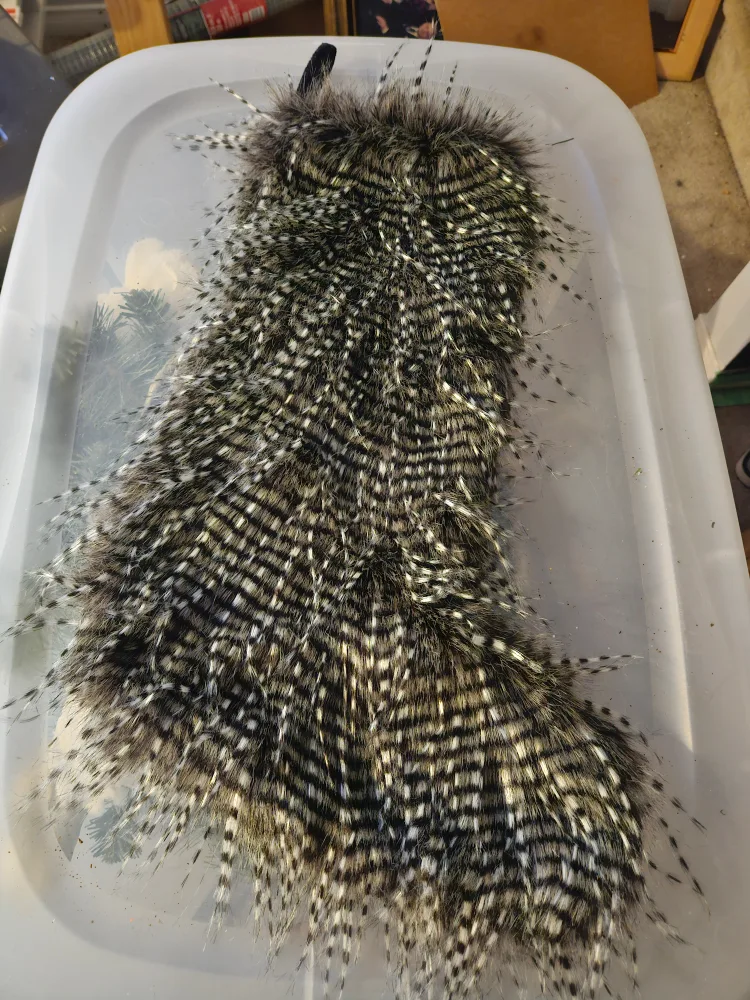 Christmas Stocking - Synthetic Rooster Feather Hackle image indicator(2)