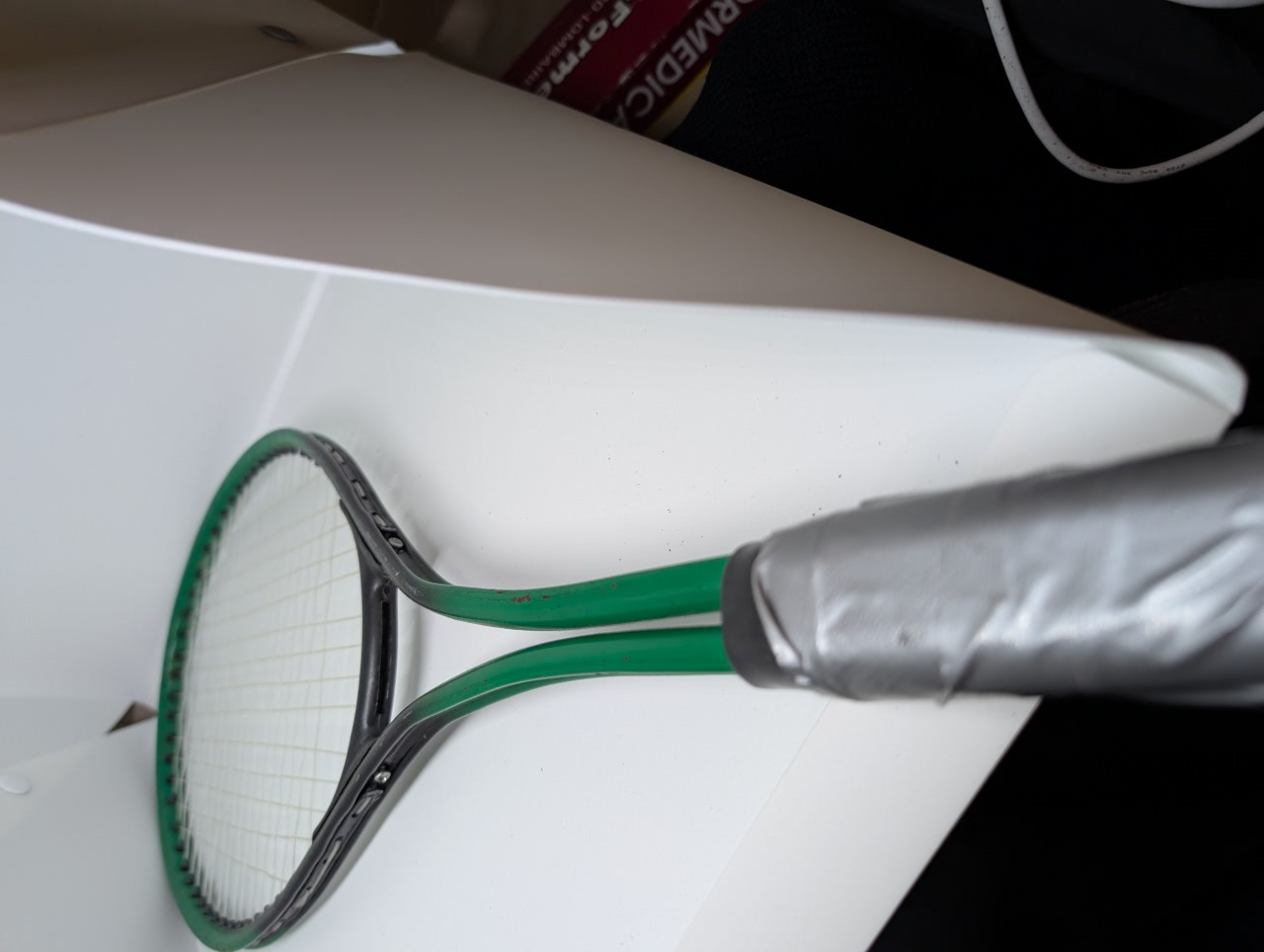 Used Tennis Racket - Green and Black - photo 3