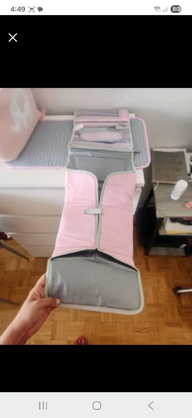 Skip Hop Baby Changing Pad Clutch - Pink image indicator(2)