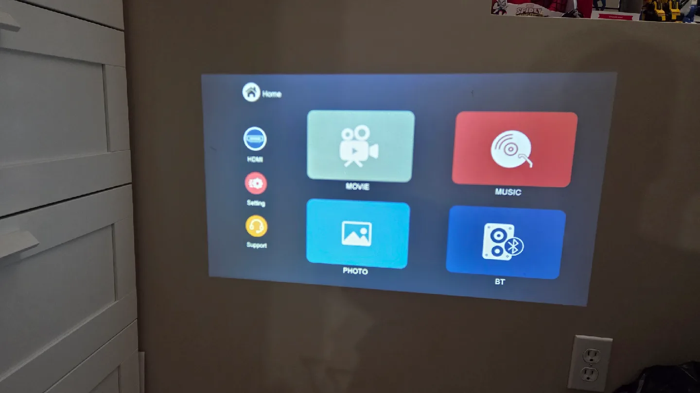 Happrun H1 Video Projector - Like New! image indicator(5)