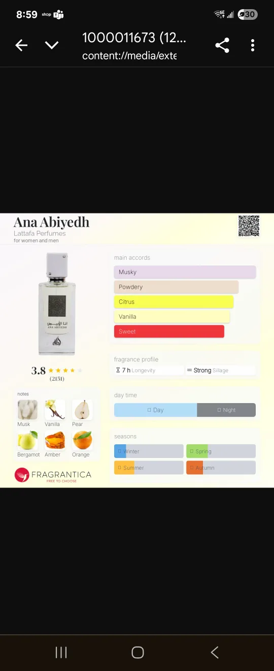 Decluttering Alert! Lattafa Ana Abiyedh Perfume image indicator(2)