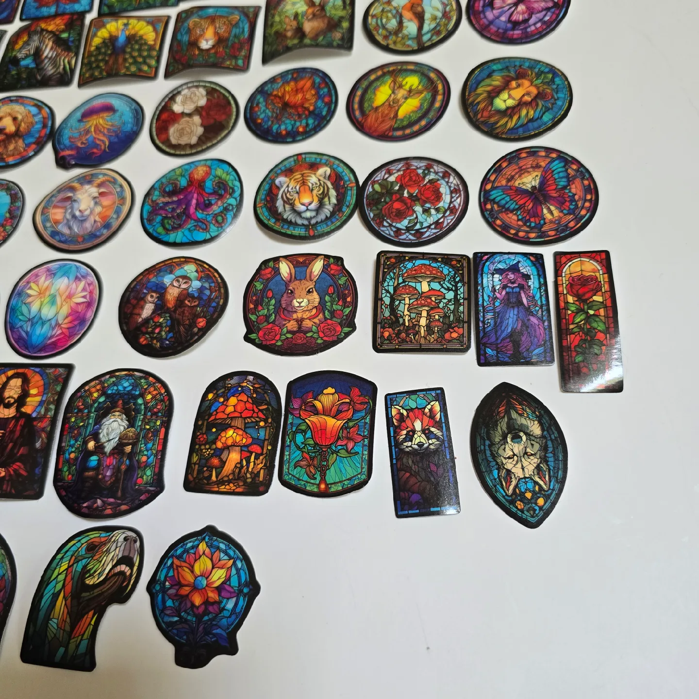 Lot of Glass Painting Vinyl Stickers NEW image indicator(4)