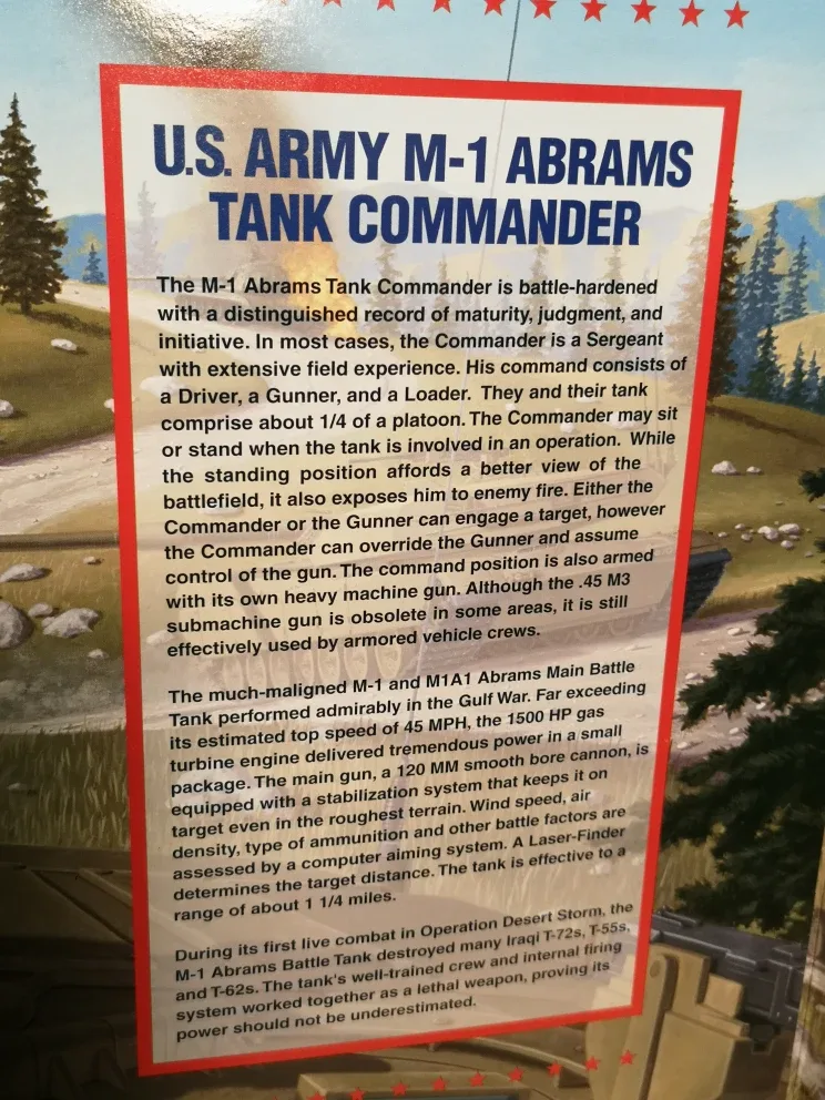 M-1 Abrams Tank Commander ~ Gi Joe ~ Desert Storm image indicator(4)